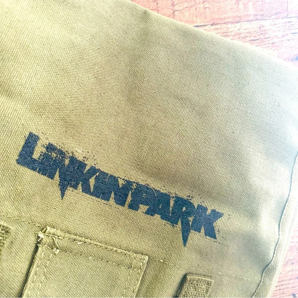 Unisex Musette Bag Canvas Linkin Park Backpack - Picture 3 of 10
